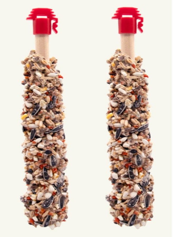 Higgins Sunburst Gourmet Avian Treat Sticks for Conures/Cockatiels. Mango & Rose HIPS 2pk. 4.9oz - Image 2